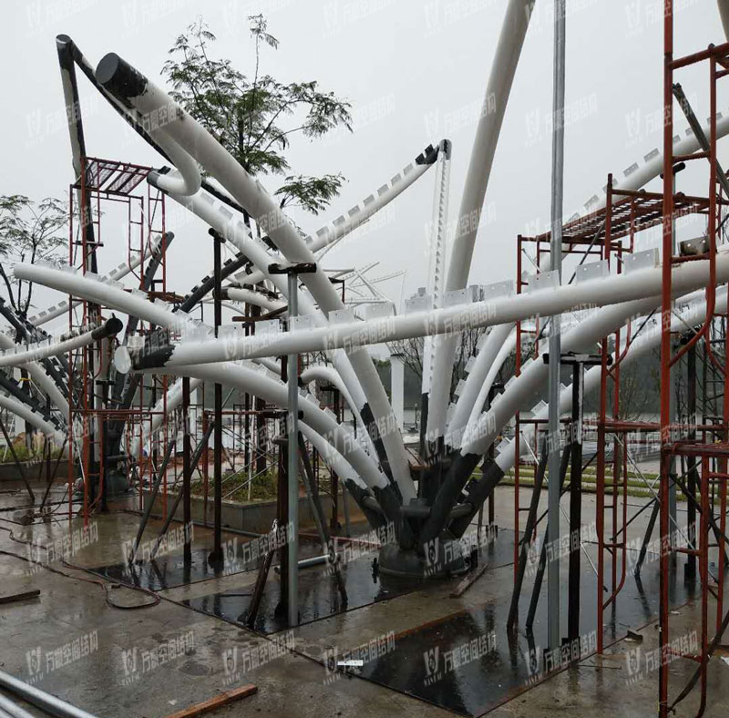 東莞市東江西岸異型鋼結構項目 東莞市東江西岸異型鋼結構項目