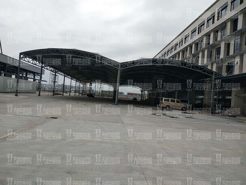 奉化方橋農副膜結構雨棚工程項目竣工