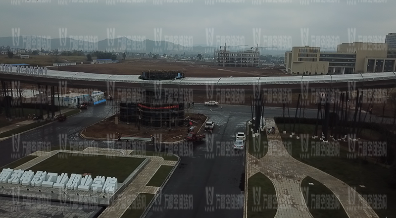 四川南充電影學院景觀膜結構項目竣工