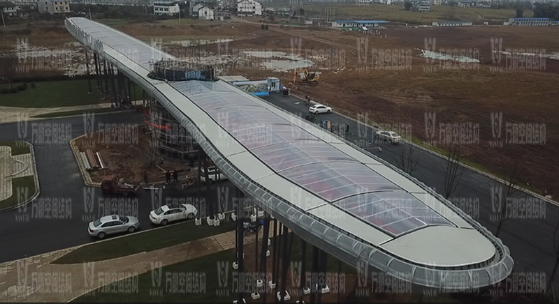 四川南充電影學院景觀膜結構項目竣工