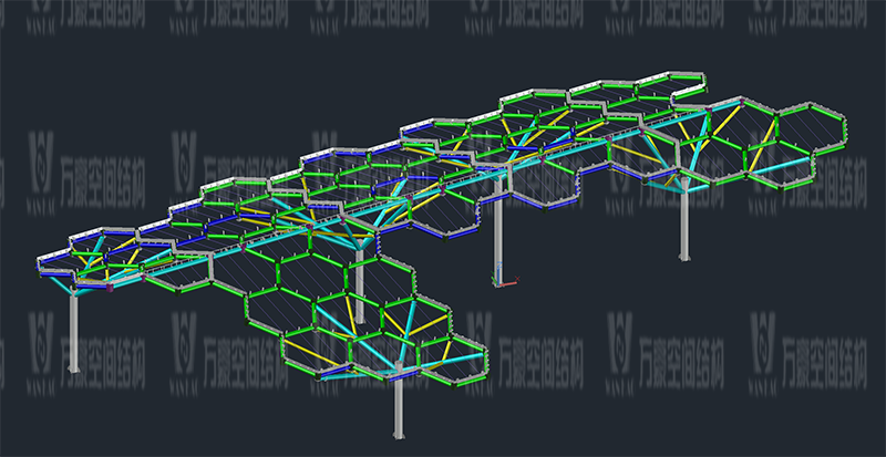 樂清鐵定溜溜樂園膜結構工程位于浙江省溫州市樂清市，項目鋼膜結構雨棚包括6號商業(yè)街蜂窩狀ETFE膜結構、檢票口PTFE膜結構、售票口PVDF膜結構。    目前，售票口、檢票口已全部完成；6號商業(yè)街支撐結構已安裝完成，正在吊裝網殼，網殼共分為11片，正在吊裝第3片。  樂清鐵定溜溜樂園膜結構工程商業(yè)街網殼吊裝中  樂清鐵定溜溜樂園膜結構工程商業(yè)街網殼吊裝中  樂清鐵定溜溜樂園膜結構工程商業(yè)街網殼吊裝中  樂清鐵定溜溜樂園膜結構工程商業(yè)街網殼吊裝中  樂清鐵定溜溜樂園膜結構工程商業(yè)街網殼吊裝中    期待整個工程的完工，來領略它別致的風采。