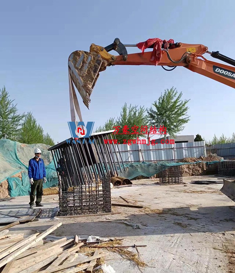 陜西定邊馬蓮灘沙漠公園鋼膜結構工程