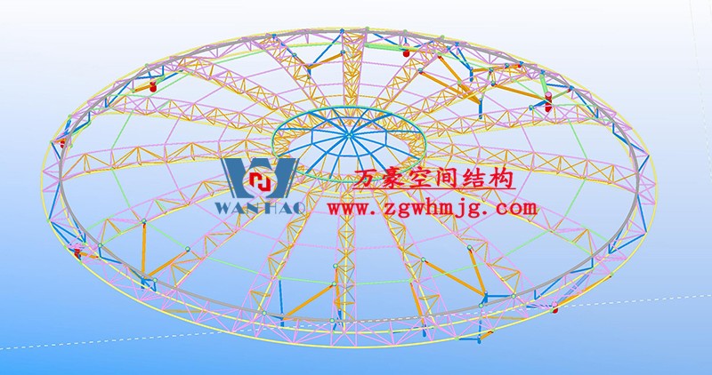 萬豪2022第12標-明宇廣場6號地塊商業（萬達廣場）改造項目鋼膜結構ETFE蓋頂天幕工程