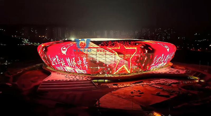 ETFE膜結構的光線控制