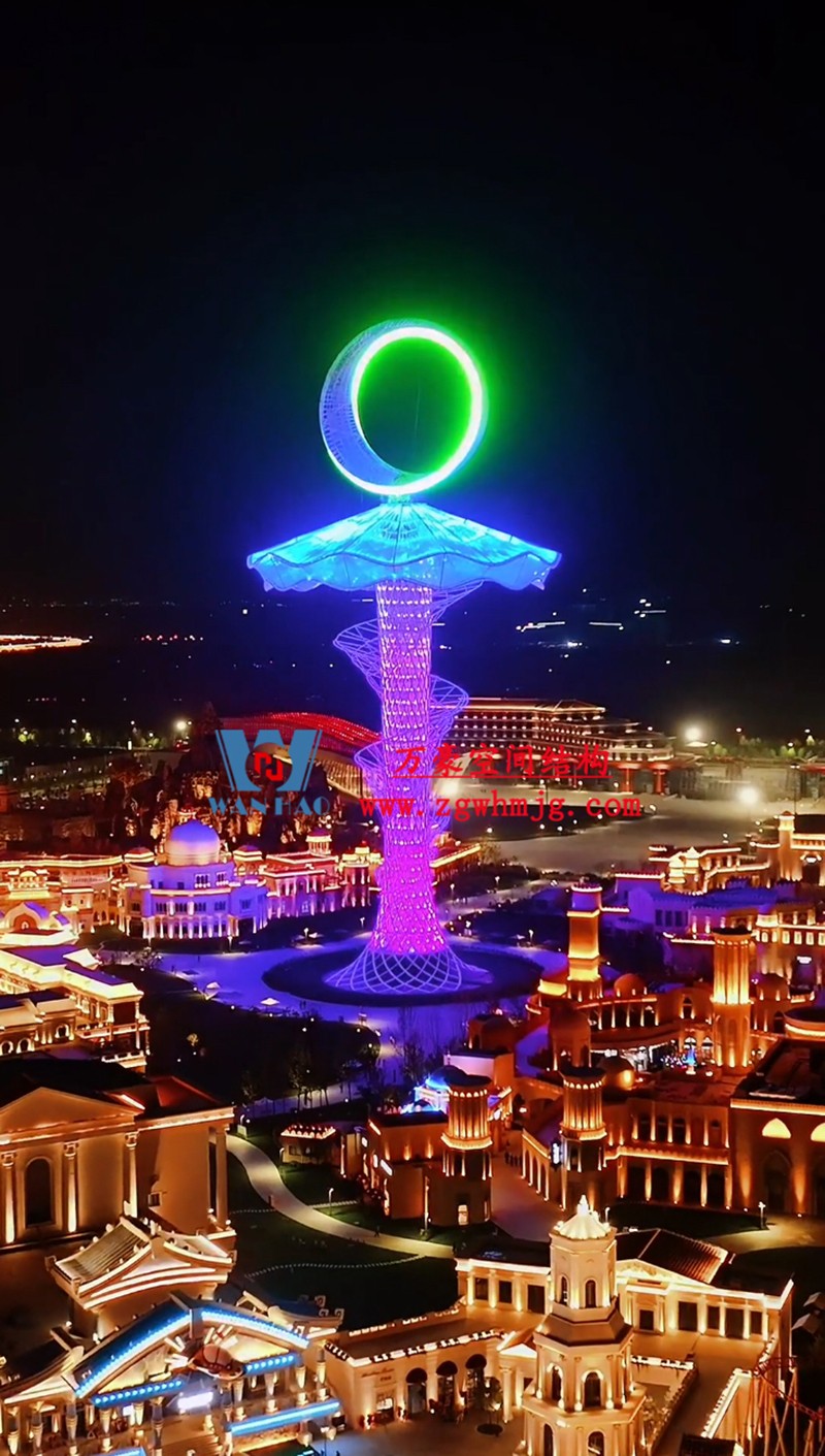 身姿輕盈，造型優美的膜結構建筑