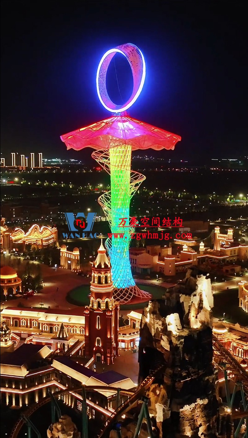 身姿輕盈，造型優美的膜結構建筑