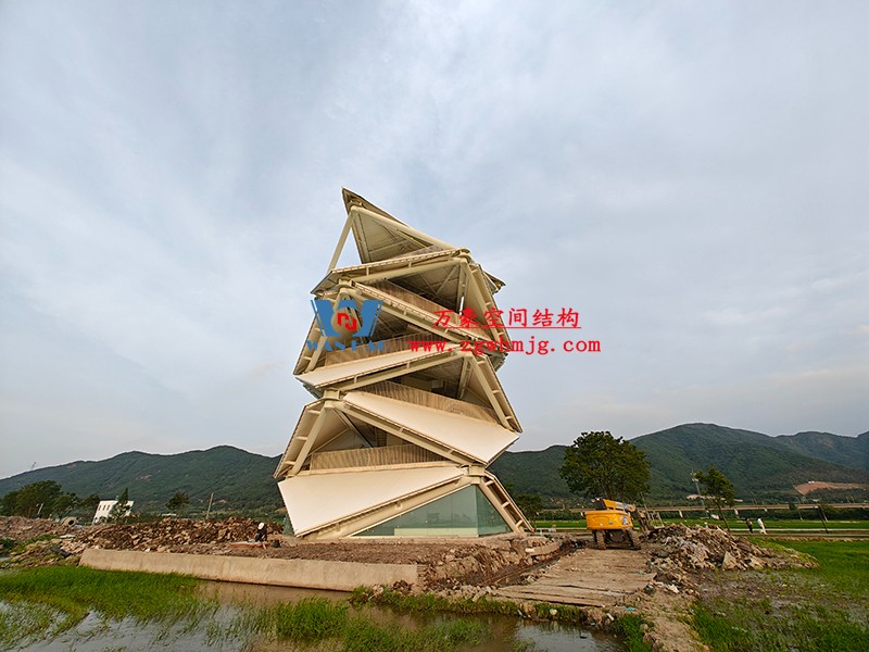 數智農業產業園先行啟動區塊項目設計施工總承包-瞭望塔膜結構工程