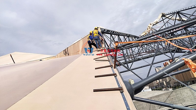 緊抓施工進(jìn)度|這個體育場PTFE膜結(jié)構(gòu)工程有最新動態(tài)~ 緊抓施工進(jìn)度|這個體育場PTFE膜結(jié)構(gòu)工程有最新動態(tài)~