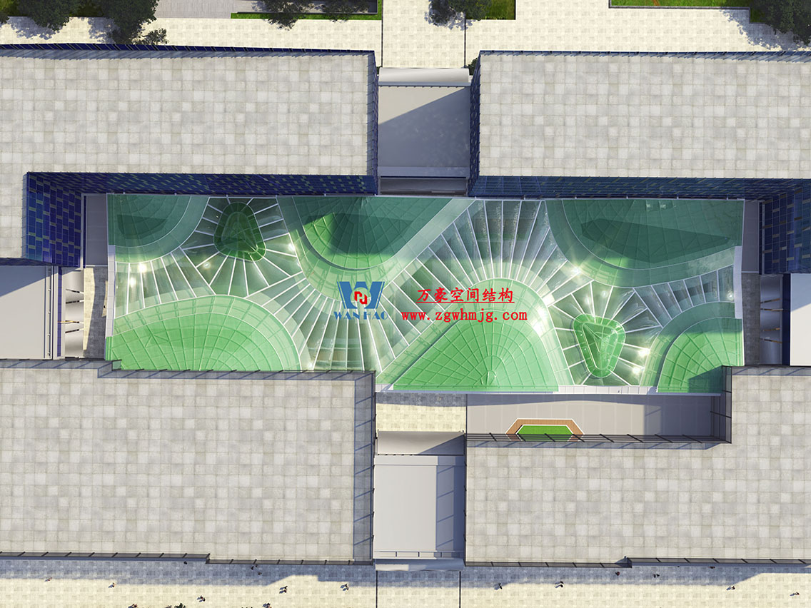 博多森谷項目中庭鋼膜結構工程