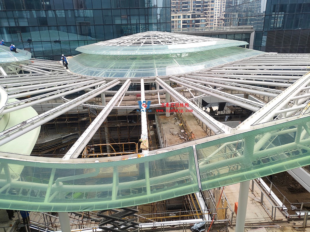 博多森谷項目中庭鋼膜結構工程