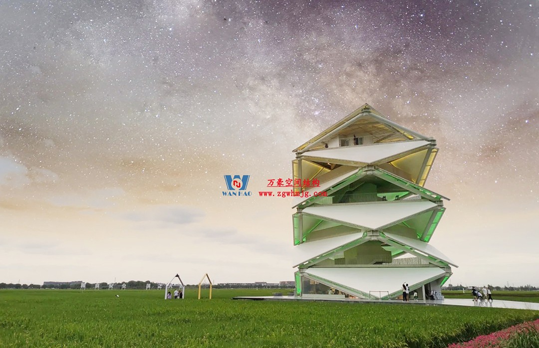 創意與藝術美感兼具的鋼膜結構建筑