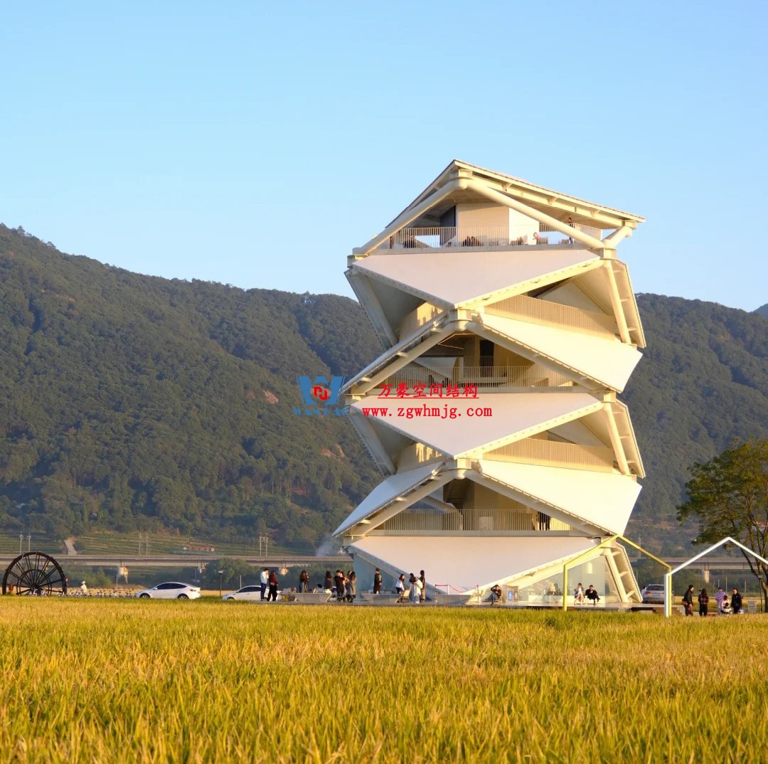 創意與藝術美感兼具的鋼膜結構建筑