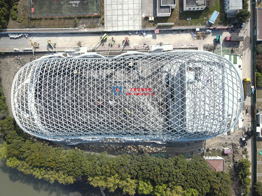 上海工程技術大學松江校區風雨操場ETFE膜結構工程