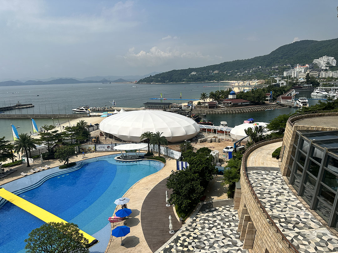 京基大梅沙酒店多功能活動廳鋼膜結構項目