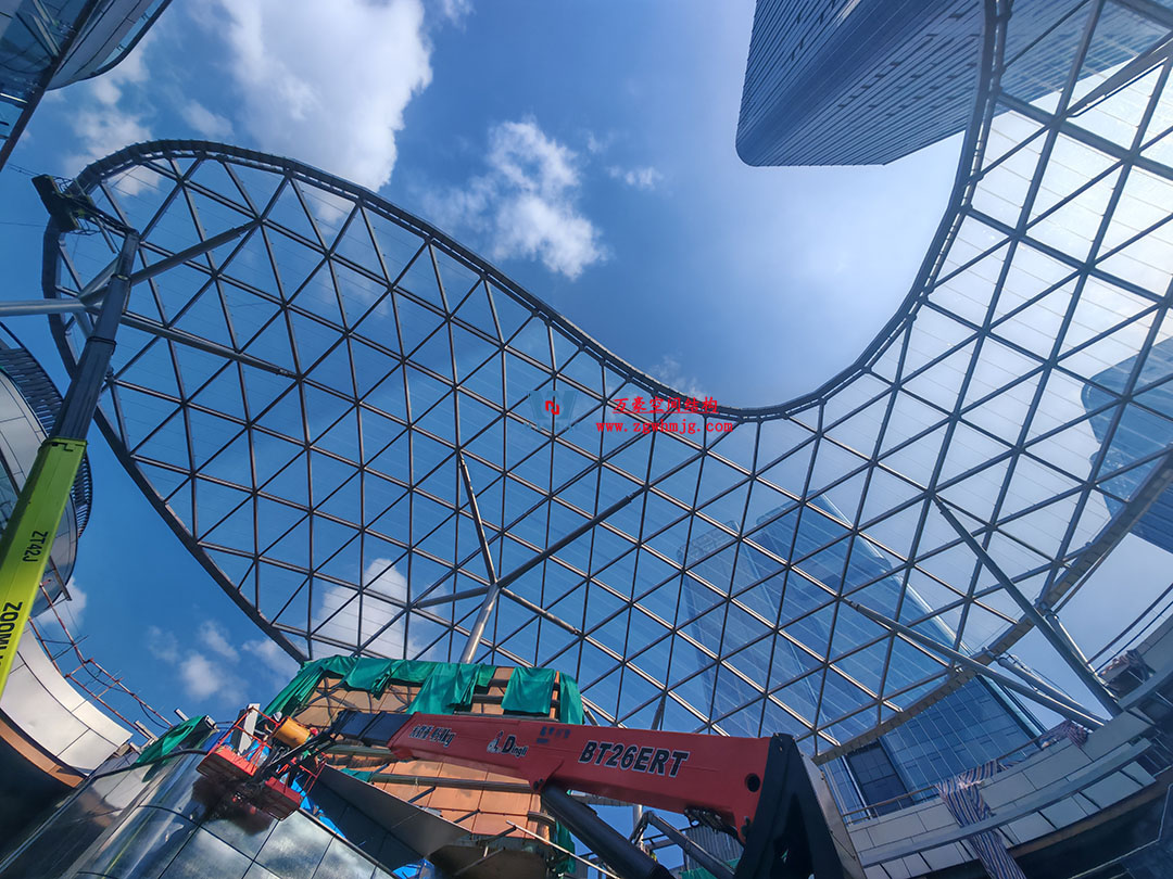 紹興華發金融活力城ETFE膜結構 紹興華發金融活力城ETFE膜結構