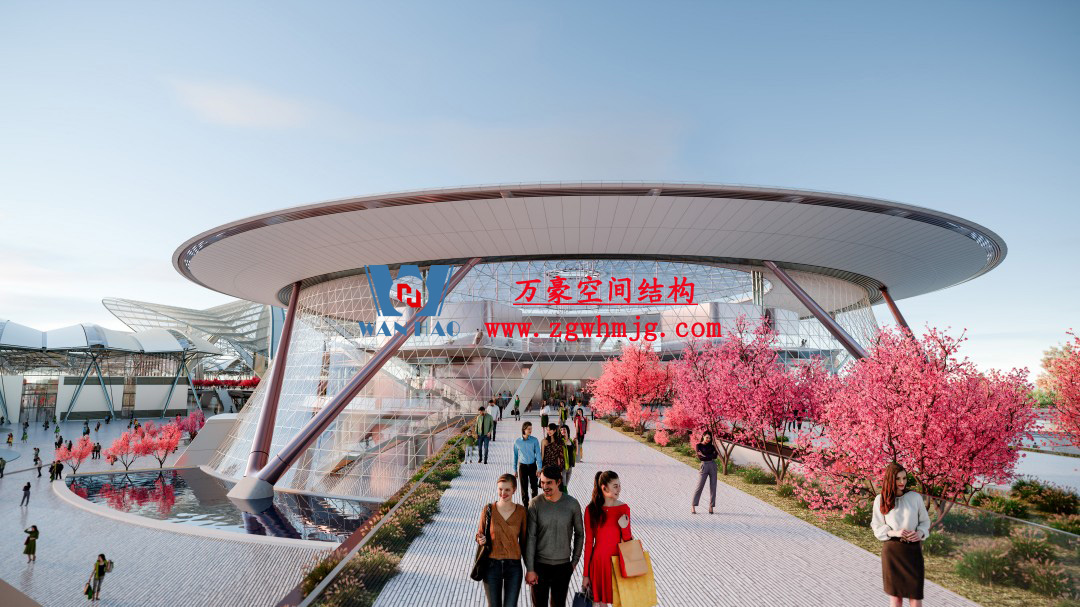 鄭州中原高鐵港數(shù)字展貿(mào)城鋼結(jié)構(gòu)項(xiàng)目