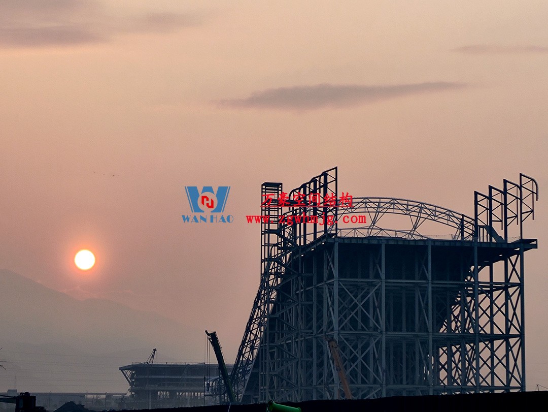 比亞迪紹興嵊州賽車場干拔沙坡觀景平臺鋼結構項目