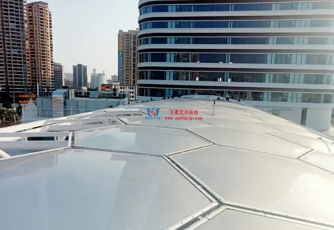 廣州茂名總匯天街商業街ETFE膜結構工程 廣州茂名總匯天街商業街ETFE膜結構工程