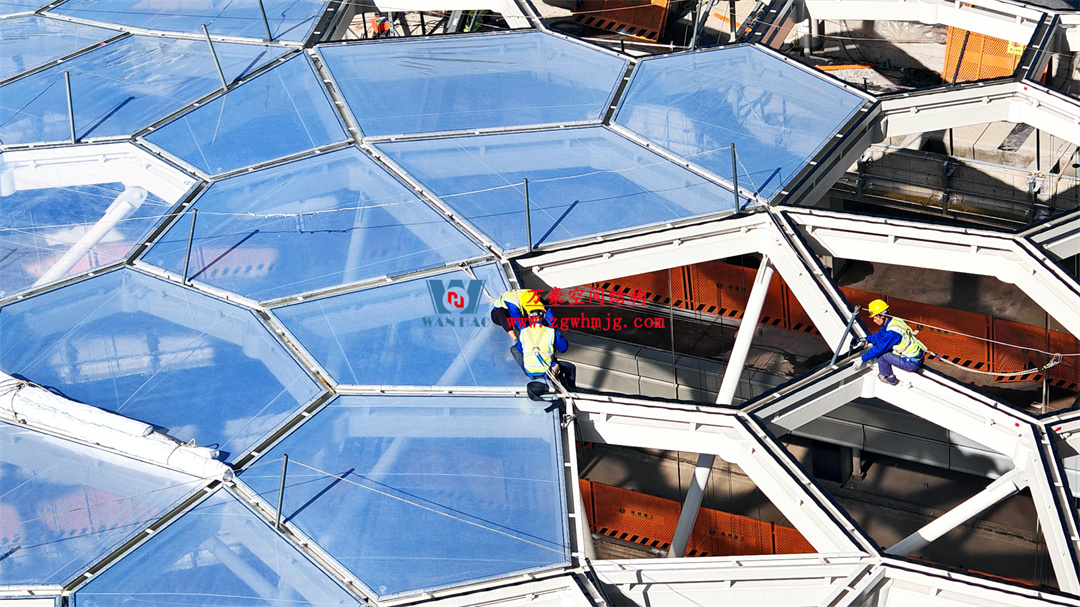 浙江萬豪空間結(jié)構集團有限公司安吉云安里項目膜結(jié)構工程進展報告