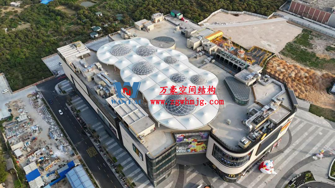 廣州從化鳳凰新天地商業樓ETFE PTFE膜結構項目 廣州從化鳳凰新天地商業樓ETFE PTFE膜結構項目