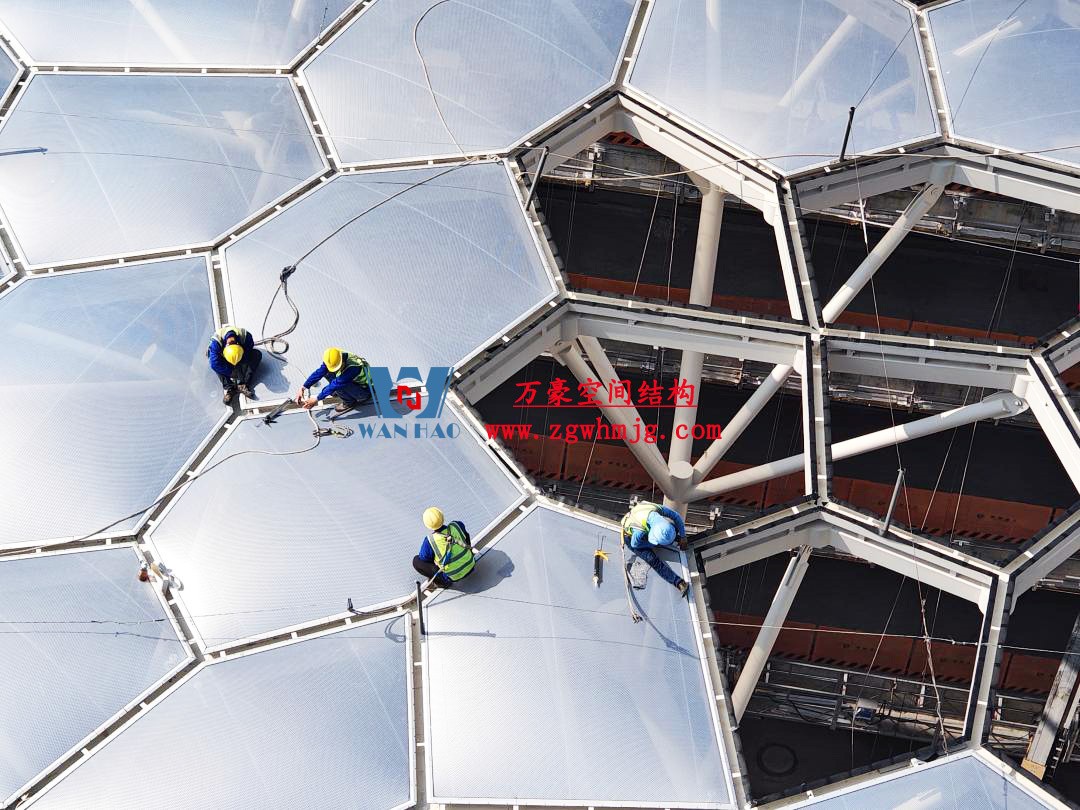 安吉縣昌碩小區地塊房產開發項目鋼結構天幕 安吉縣昌碩小區地塊房產開發項目鋼結構天幕