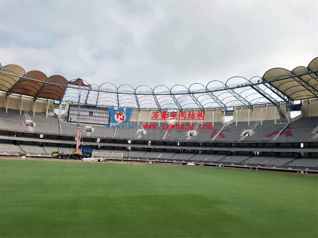 非洲杯肯尼亞體育場PTFE鋼膜結構屋面 非洲杯肯尼亞體育場PTFE鋼膜結構屋面