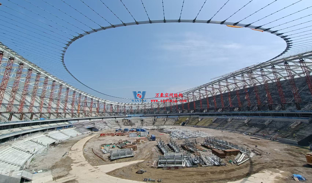 緊跟“蘇超熱浪”，火熱施工中，一只白鷺即將振翅高飛！