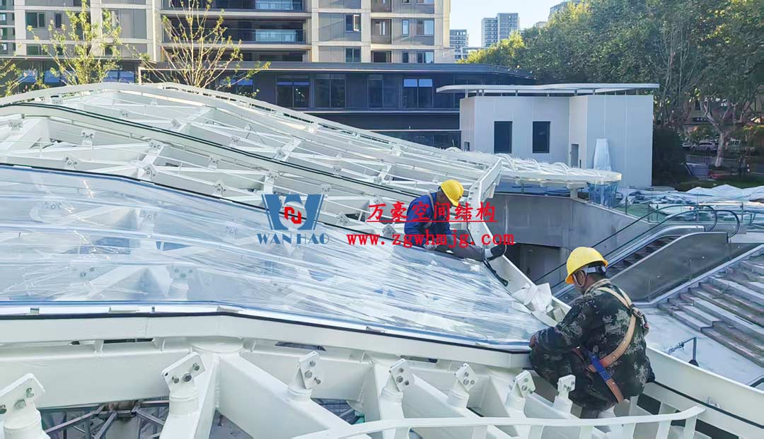 安吉縣人民路地塊房產(chǎn)開發(fā)ETFE膜結(jié)構(gòu)項(xiàng)目