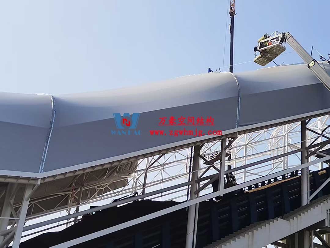 比亞迪紹興嵊州賽車場干拔沙坡觀景平臺PTFE膜結構