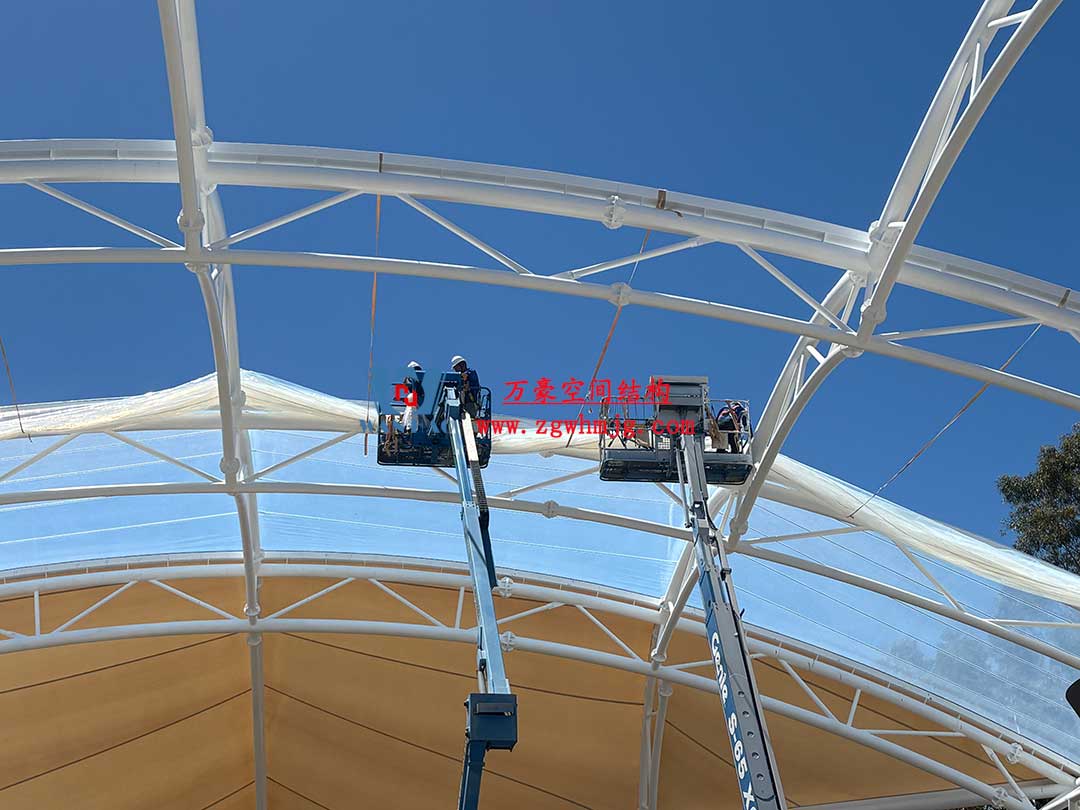 澳大利亞希望島網球中心PTFE膜屋面工程