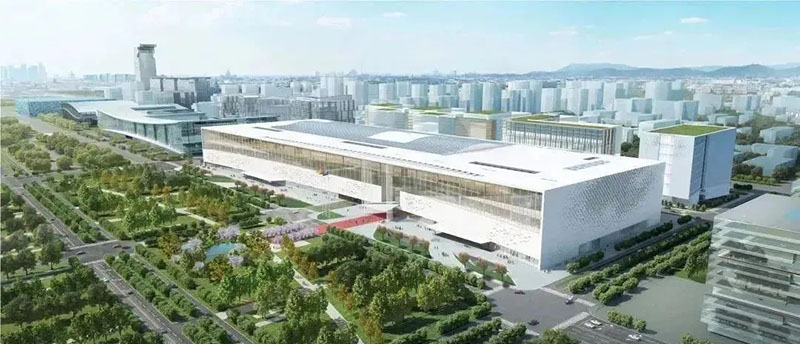 國會二期屋面網殼開始滑移安裝，將建成108米可開合屋面