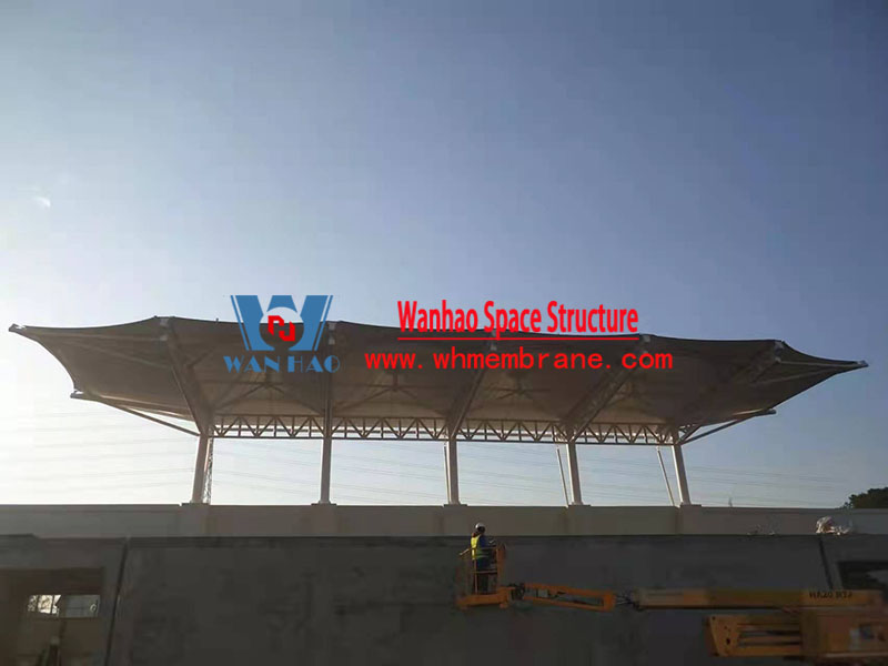 張家港市新建九年一貫制學校膜結(jié)構(gòu)工程