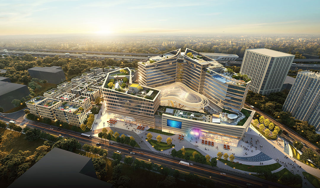 捷報頻傳！浙江萬豪集團(tuán)中標(biāo)上海寶山商辦項目中庭天幕