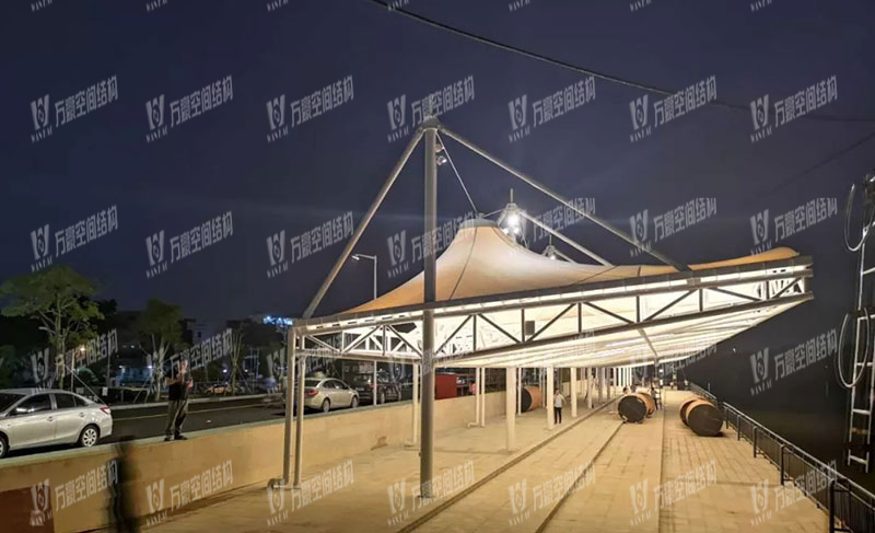 東莞市東江西岸PTFE網格覆膜結構