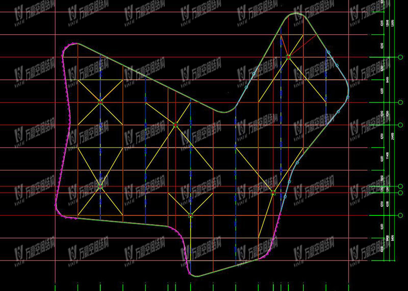 深圳龍華地鐵站ETFE天幕膜結構項目