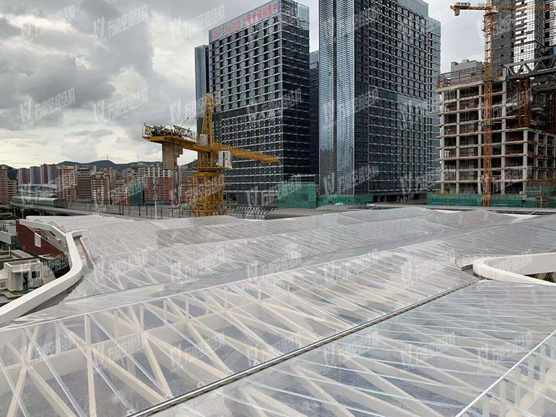 深圳龍華地鐵站ETFE天幕膜結構項目